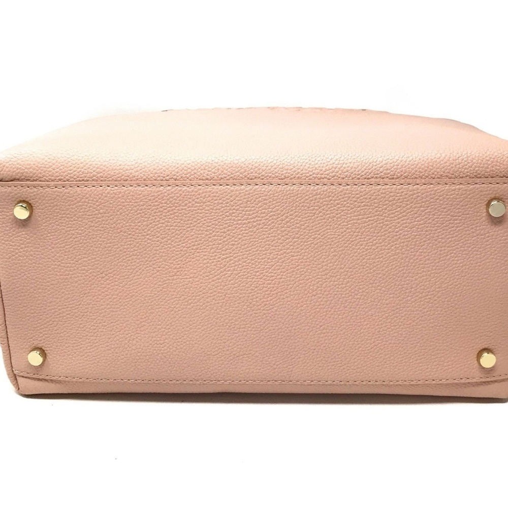 Kate Spade Logo Penny Pink Leather Tote NWT $399 - Picture 5 of 7